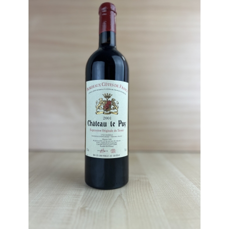 2001 AOC Bordeaux C&ocirc;tes de Francs "Ch&acirc;teau du Puy" (vin biologique)