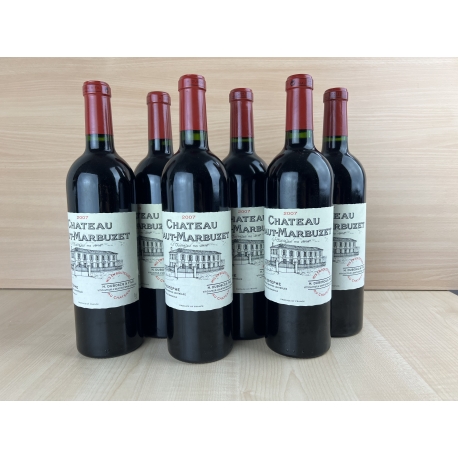 Lot de 6 Bts Mill&eacute;simes 2007 Saint-Est&egrave;phe "Ch&acirc;teaux Haut-Marbuzet"