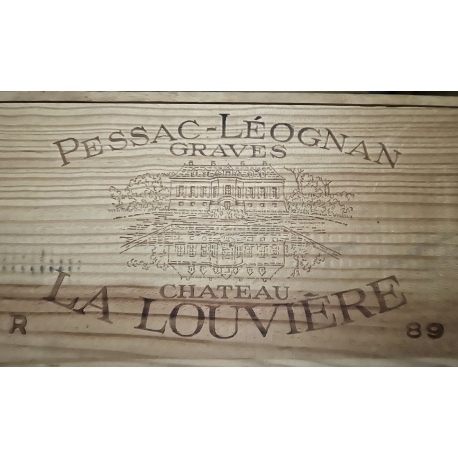 AOC Pessac-L&eacute;ognan "Ch&acirc;teau La Louvi&egrave;re" 1989