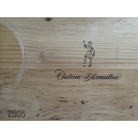 Coffret de 3 bouteilles 2005 AOC Pauillac "Ch&acirc;teau d'Armailhac" 5&egrave;me Cru class&eacute;