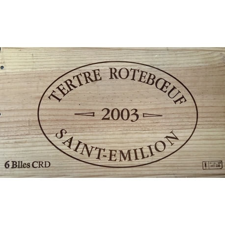 2003 AOC Saint-Emilion Grand cru Ch&acirc;teau Tertre Roteboeuf