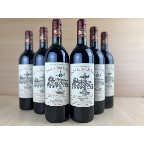 Lot de 6 Bts Saint-Emilion Grand Cru Ch&acirc;teau Croix du Merle 2002
