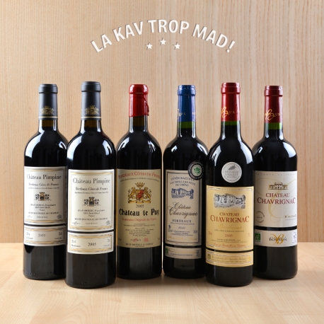 Coffret Bordeaux D&eacute;couverte 2005 & 2010 - Un flori-li&egrave;ge de saveurs ! 100 % BIO
