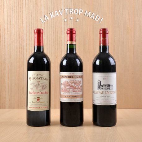Coffret Mill&eacute;sime 1998 | St-Emilion | Dauzac | Saint-Julien