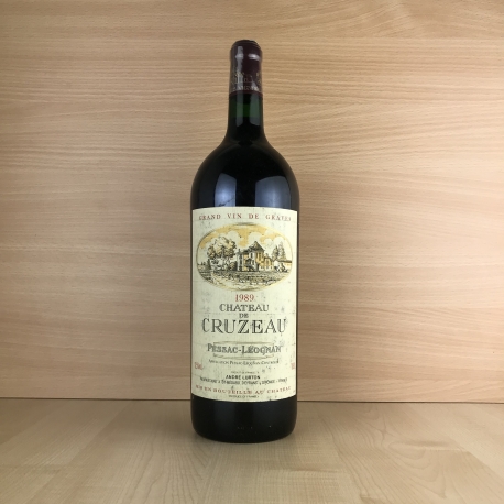 1989 AOC Pessac-L&eacute;ognan "Ch&acirc;teau Cruzeau" Magnum
