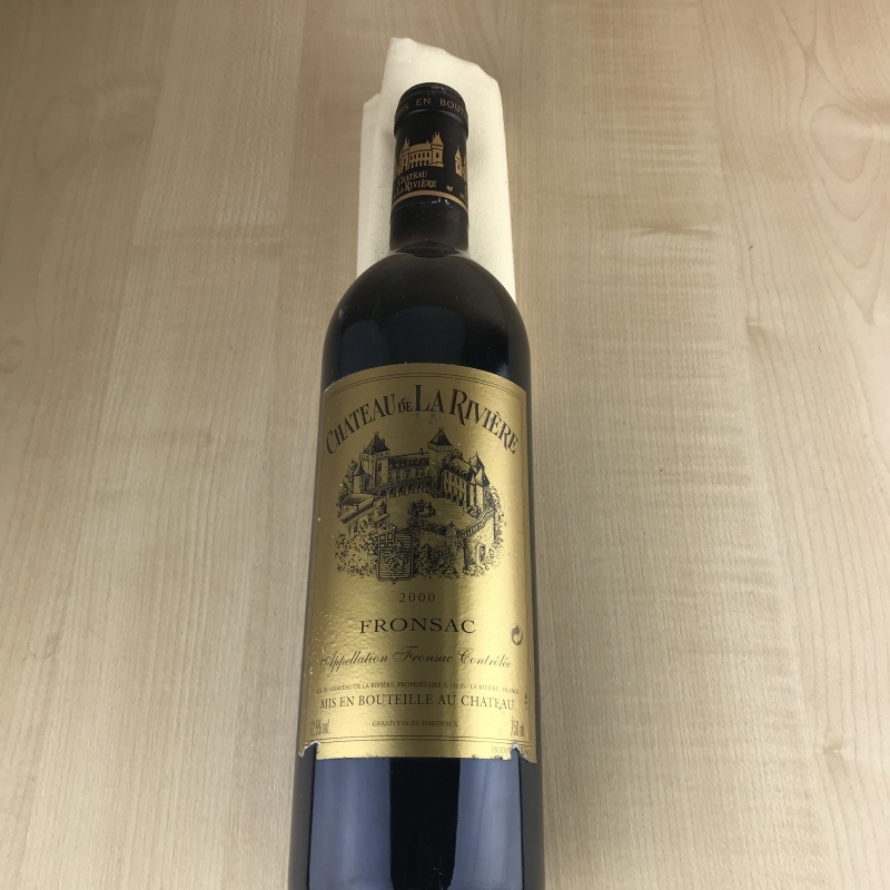 2000 AOC Fronsac Château de la Rivière - La Boutik Trop Mad ! 2000 AOC Fronsac Château de la Rivière - La Boutik Trop Mad !