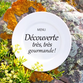 MENU "DÉCOUVERTE TRÈS, TRÈS GOURMANDE" pour 2 personnes