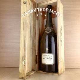 Coffret Magnum (1,5L) Bollinger : Grande Année 1996 - Champagne Blanc Effervescent
