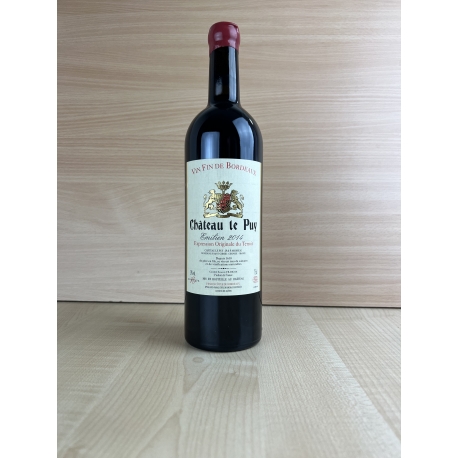 2014 AOC Bordeaux Côtes de Francs "Château du Puy" (vin biologique)