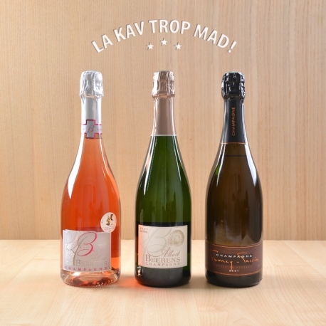 Coffret Champagne en Fête - 3 bouteilles pour accompagner un repas festif !