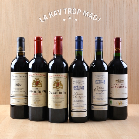 Coffret Bordeaux Épopée Millésime - Une aventure à travers les temps dans le Bordelais ! 100% BIO